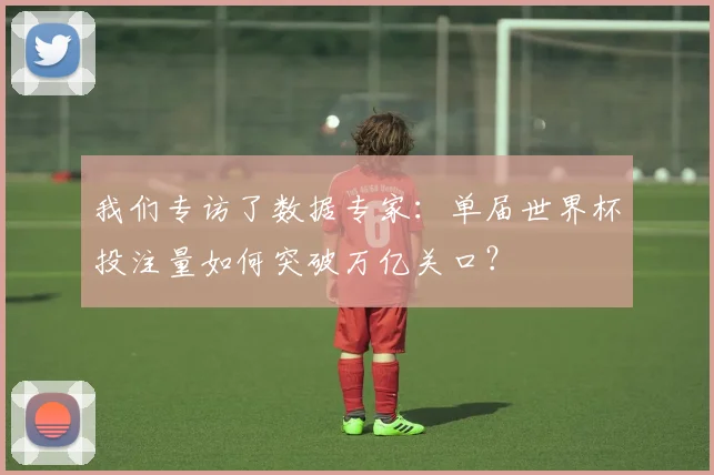 我们专访了数据专家：单届世界杯投注量如何突破万亿关口？