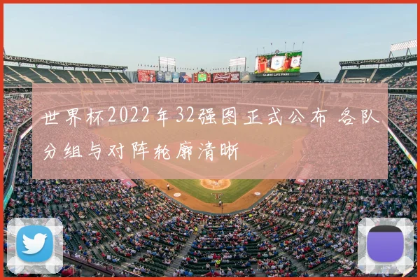 世界杯2022年32强图正式公布 各队分组与对阵轮廓清晰