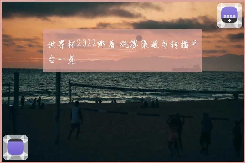 世界杯2022哪看 观赛渠道与转播平台一览
